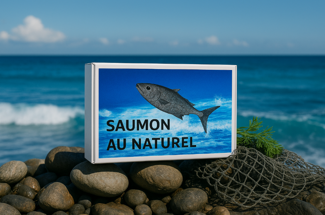 CAPITAINE NAT' - Wholesale Tinned Fish - COLLECTOR - Natural salmon 115g3