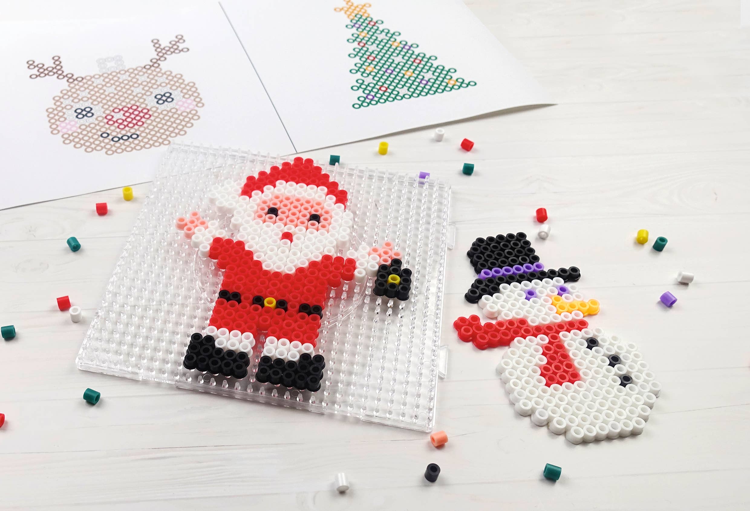URSUS® / Buntpapierfabrik Ludwig Bähr GmbH & Co. KG - Wholesale DIY Craft Kit - Kids - Iron-on bead set "Christmas"1