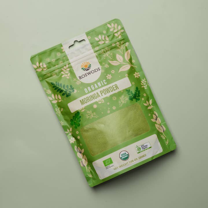 Roswods Australian Certified Organic Ceylon Moringa Powder for wholesale by ROSWODS