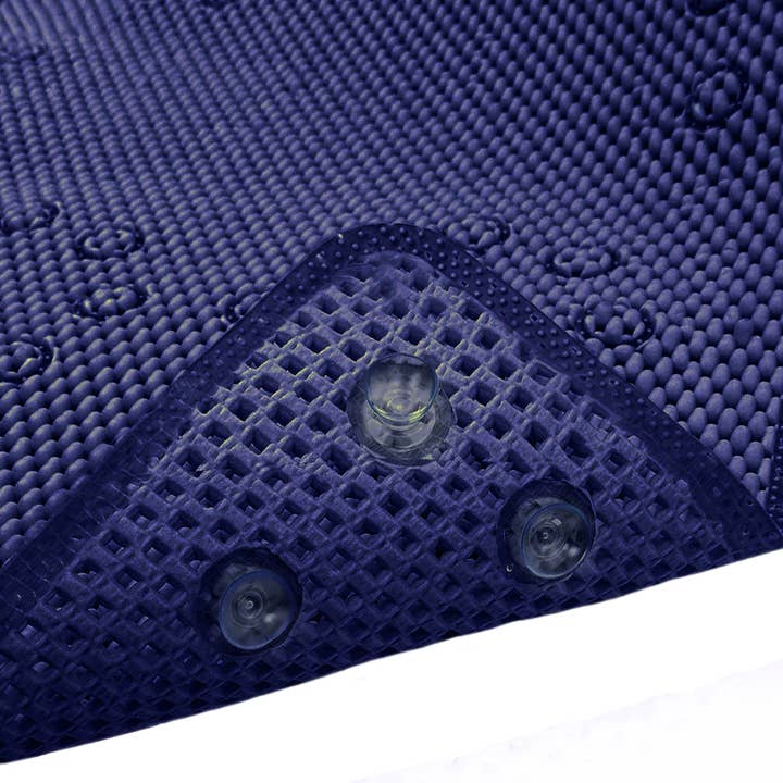 home mart goods - Wholesale Bath Mat - Navy Blue Non-Slip Foam Bathtub Shower Mat With Suction Cups6