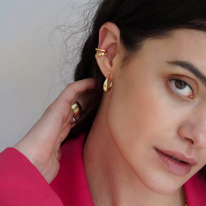 Junk Jewels Ltd - Wholesale Cuff/Wrap Earrings - Molten Ear Cuff