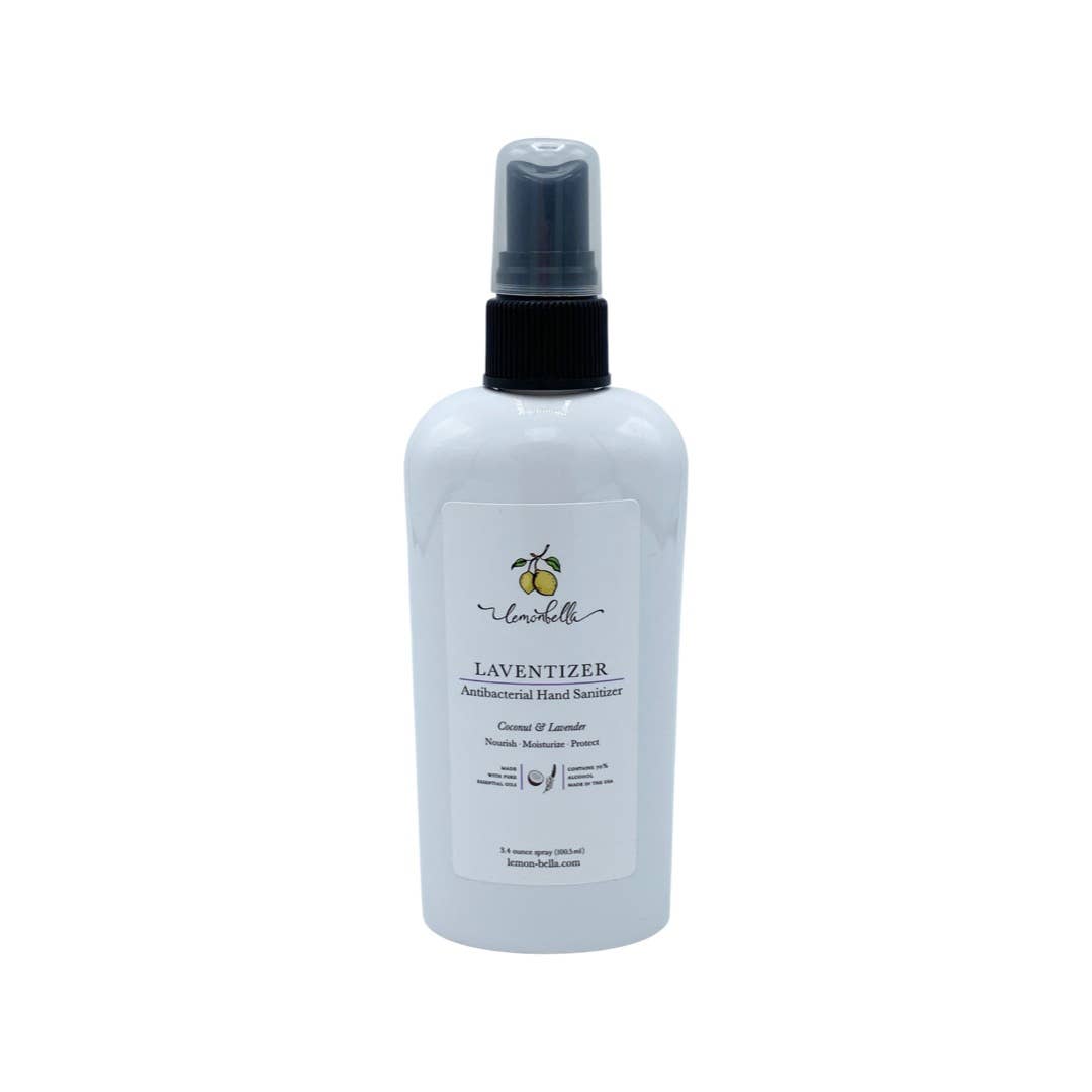 Lemonbella – Desinfetante para as mãos por atacado – Laventizer Signature Scent Desinfetante para as mãos 3,4 oz (100,5 ml) Frasco de spray