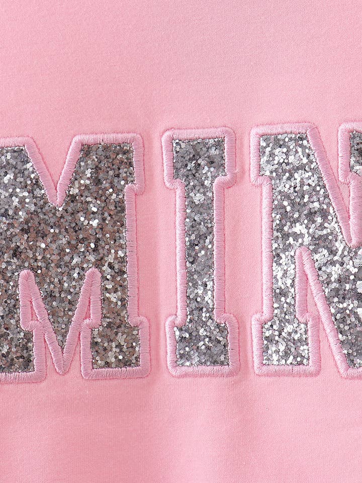 Mom & Co. - Wholesale Mommy & Me Sets - Pink MAMA glitter mom&me top7