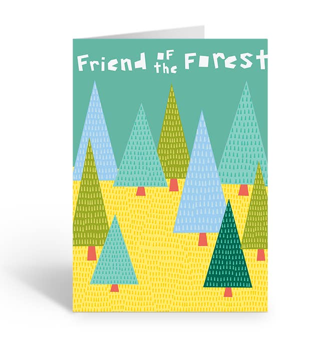 Two Brides Presents - Wholesale Friendship Card - FRIEND OF THE FOREST Greeting Card