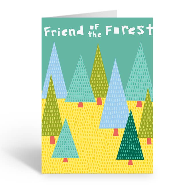 Two Brides Presents - Wholesale Friendship Card - FRIEND OF THE FOREST Greeting Card0