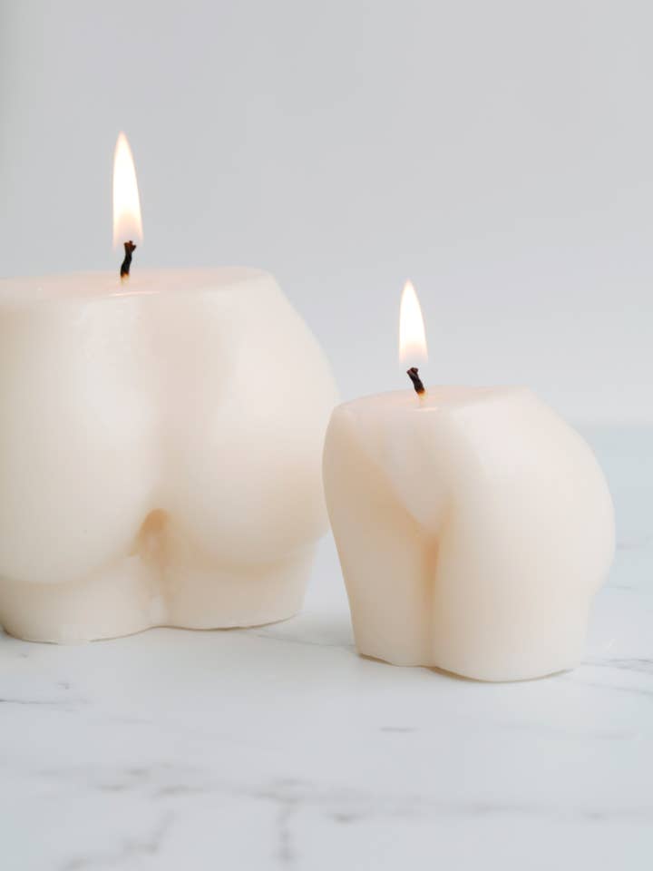 Body Positive Candle - Set de glúteos y glúteos para venta al por mayor de Vivas Ceramica
