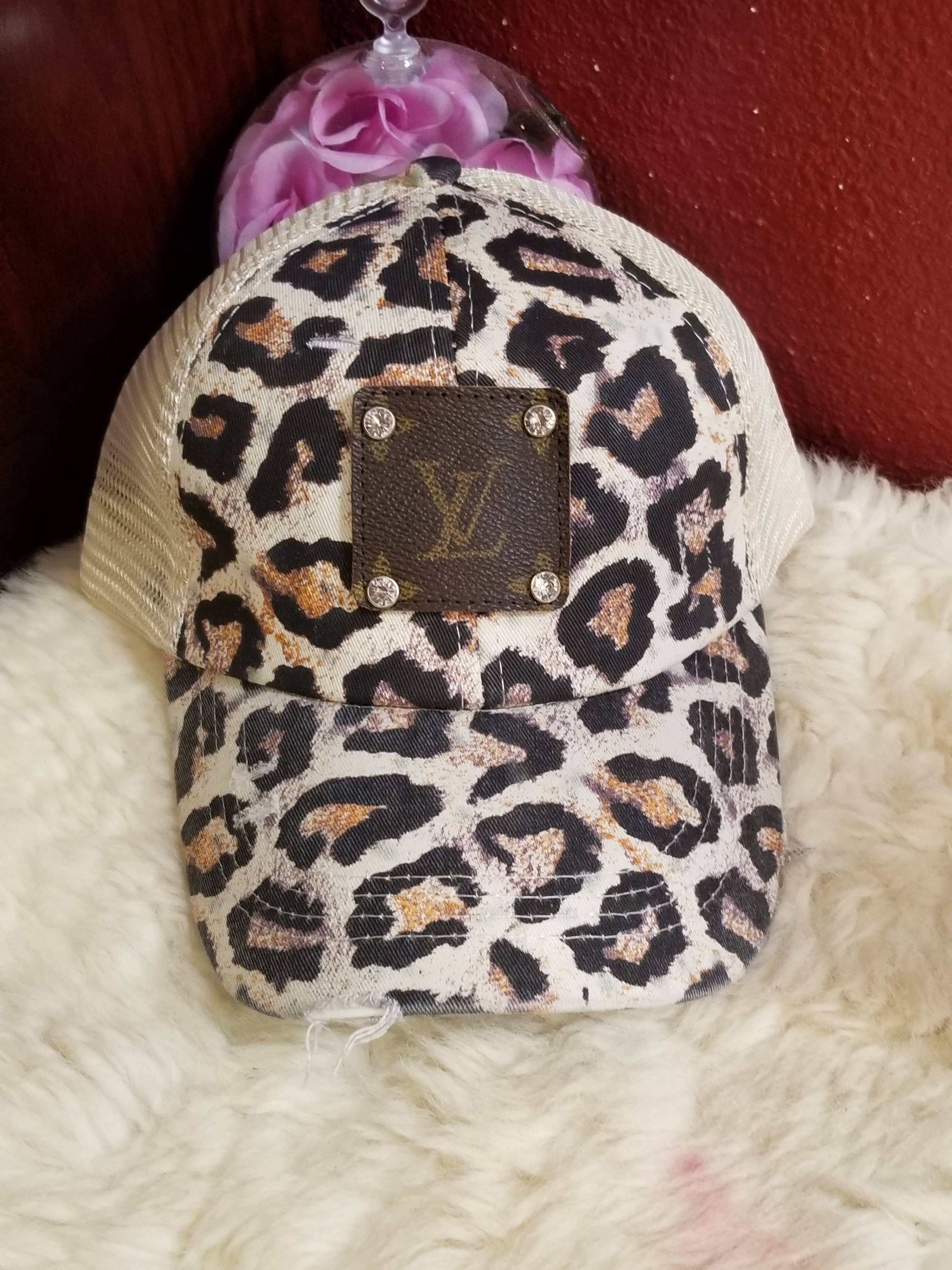 Upcycled Always & Forever accessories - Wholesale Baseball Cap - Women's - Upcycled LV patch cap0