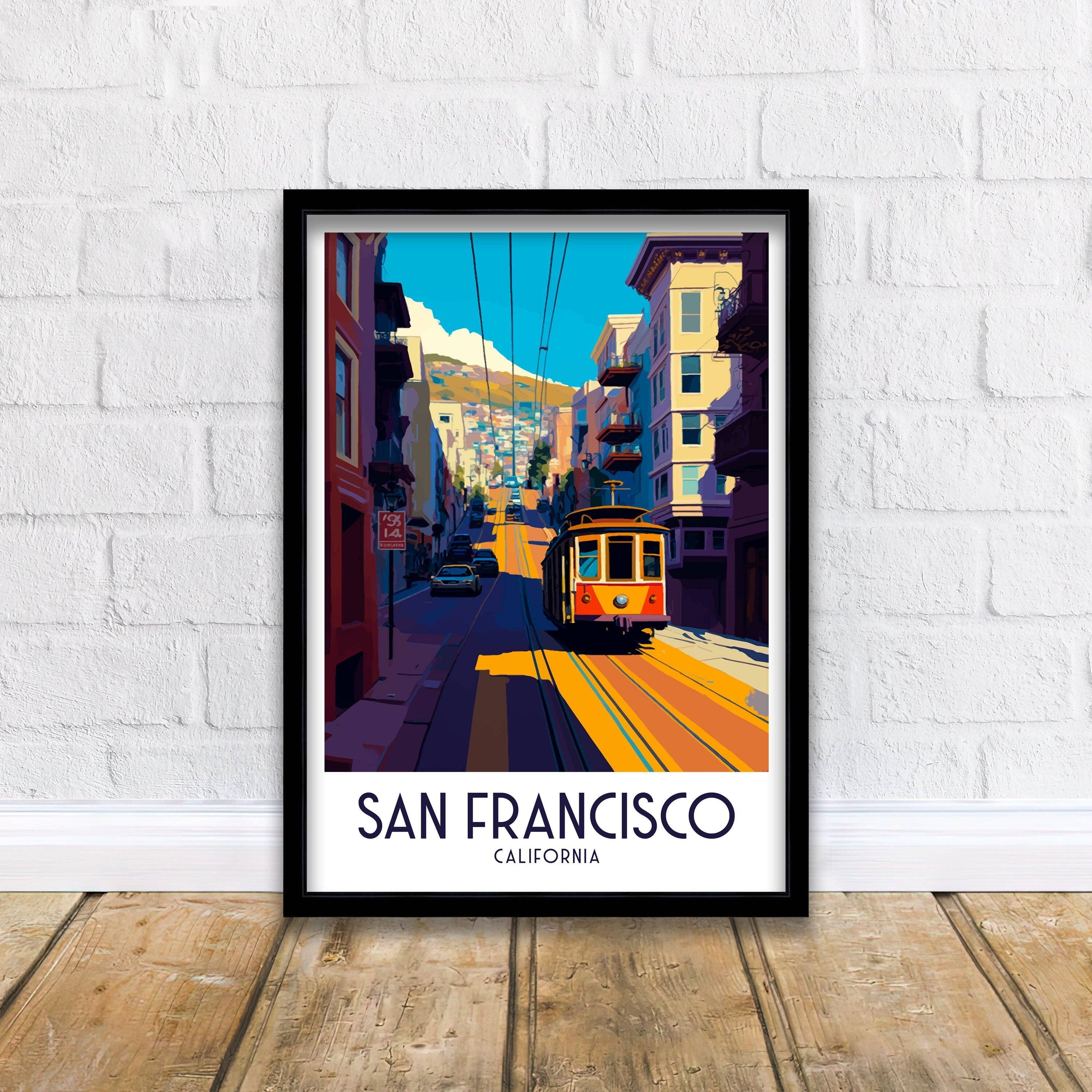 InkNPrintz – wholesale Poster – San Francisco Travel Poster0