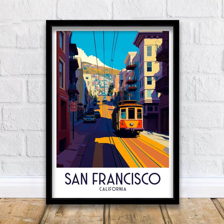 InkNPrintz – wholesale Poster – San Francisco Travel Poster0