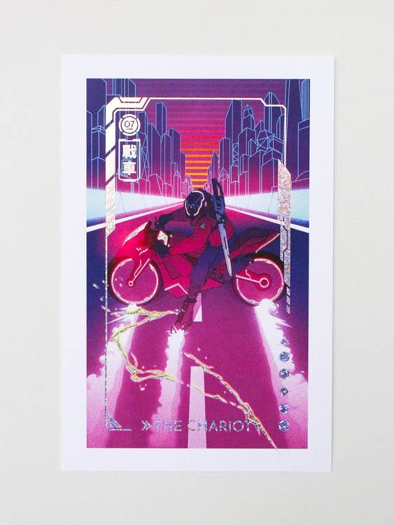 Art Print: Eldritch Overload - THE CHARIOT for wholesale by Weird Works LLC