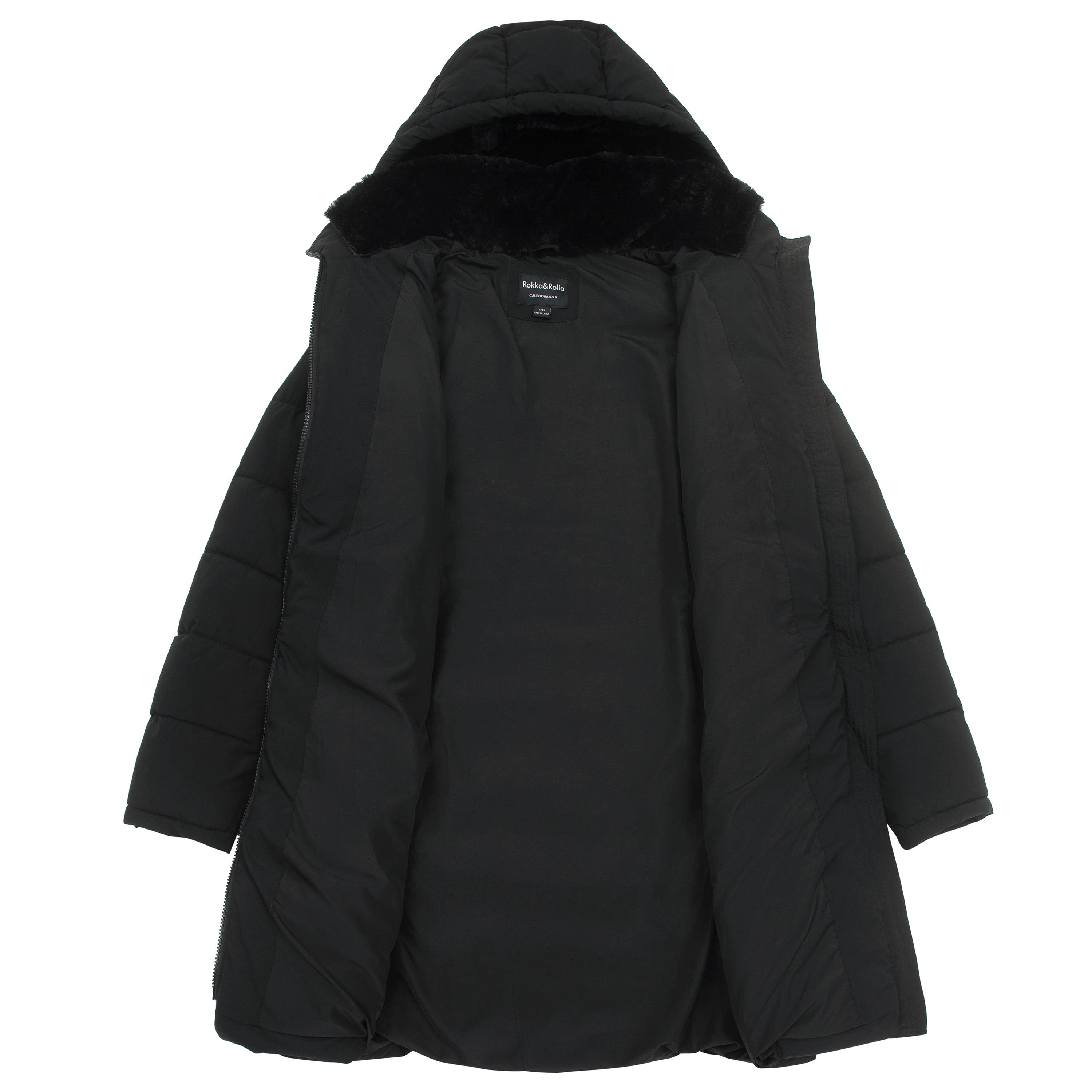 Rokka & Rolla - Wholesale Coat - Women's - Women's Heavy Long Winter Coat Parka Jacket23