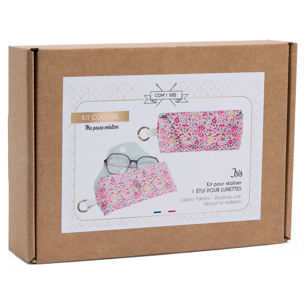 Com'1 Idée - Wholesale Craft Sewing Kit - Eyeglass case kit | Isis0