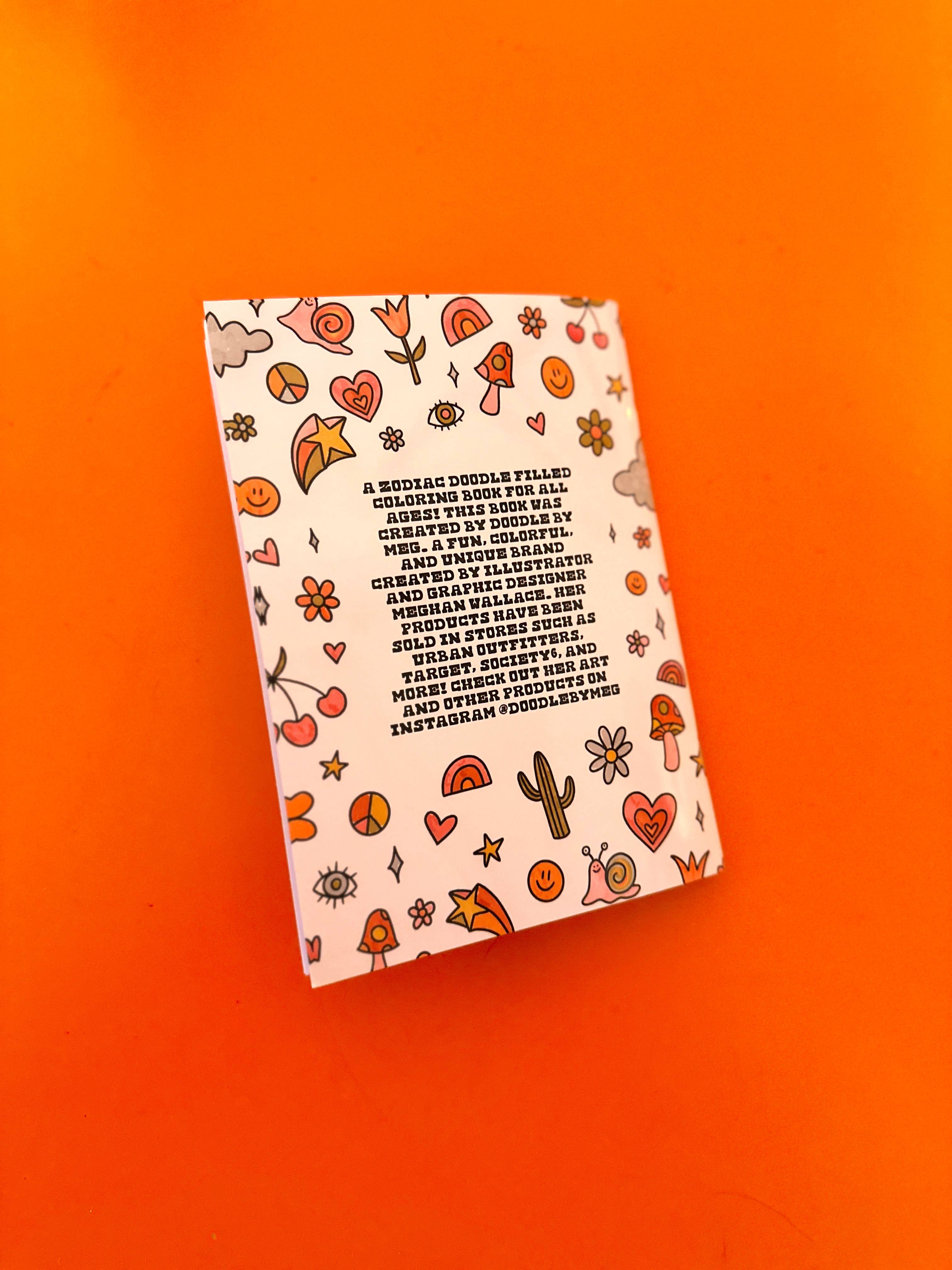 Doodle By Meg - Wholesale Coloring & Activity Book - Adult - Sagittarius Zodiac Coloring Book2