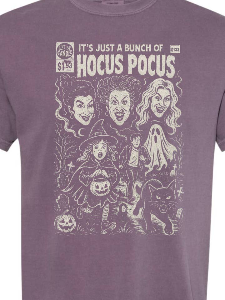 Kiki's Boutique - Wholesale Screen Printed T-Shirt - Women's - Hocus Pocus Comfort Color Tee 2