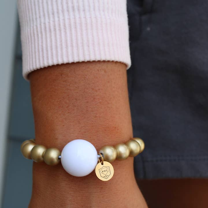 The Klow Golf Company - Vendita all'ingrosso Bracciale con perline - Bracciale contatore di colpi da golf - GOLDEN1