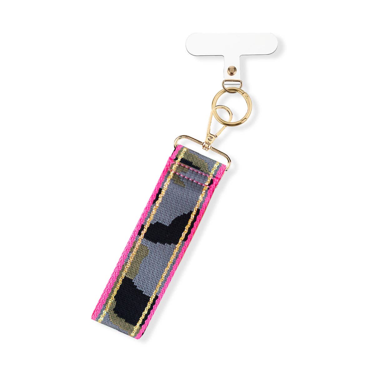 Viv&Lou - Wholesale Phonecase Strap - Camo Hot Pink on the Go Phone Wristlet0