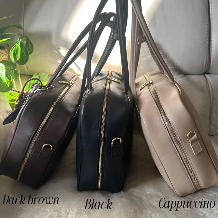 Zhade - Wholesale Top Handle Bag - Women's - CLARA BIG - Genuine smooth leather6