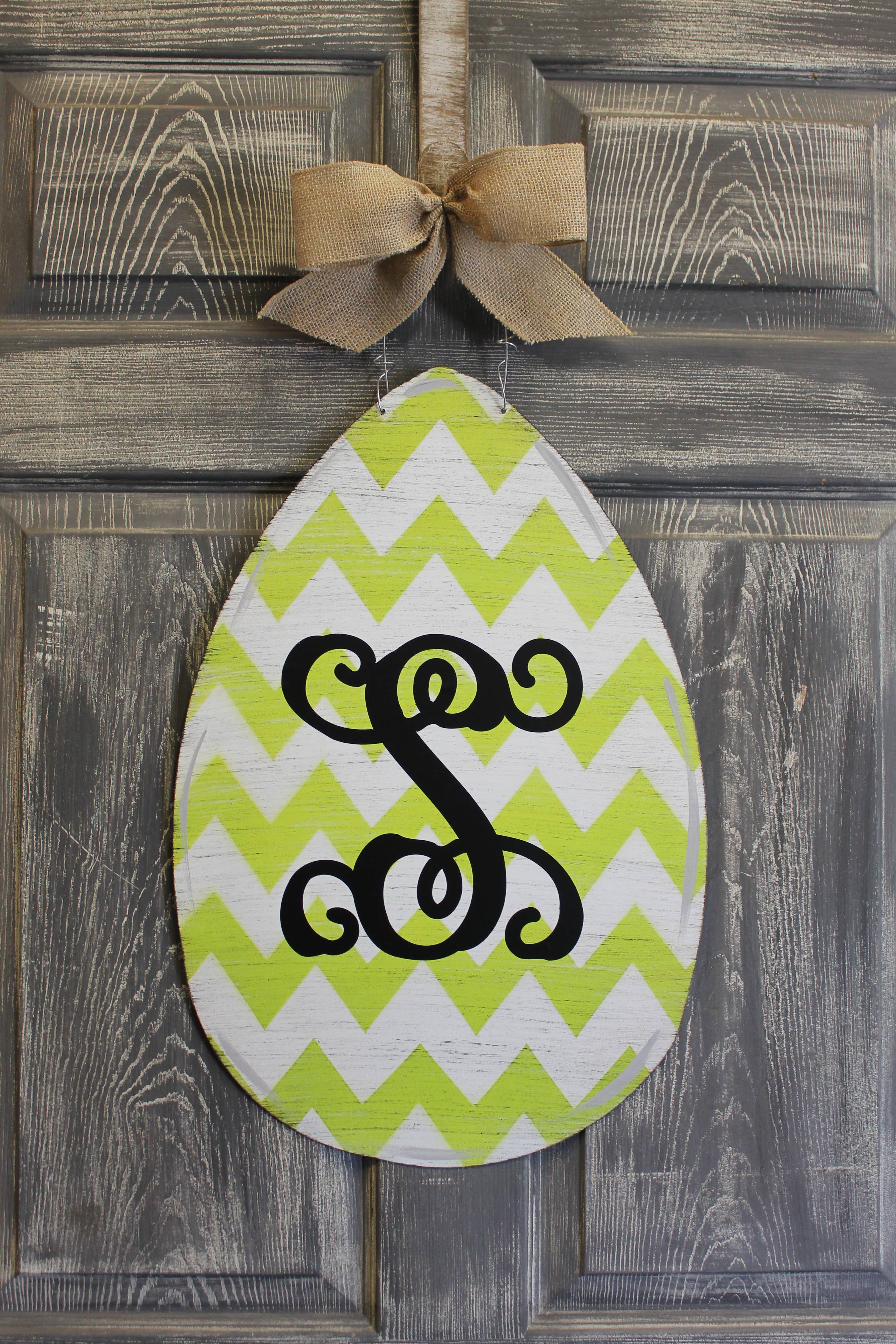 Steel Southern Designs - Wholesale Door Hanger - Outdoor Metal Art Egg1