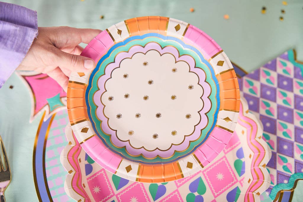 Packed Party - Wholesale Dinner Plate - Welcome To The Circus Dessert Plate Set6