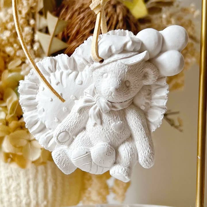 Love Heart Teddy Bear Home Hanging Diffuser for wholesale by LMJ Candles