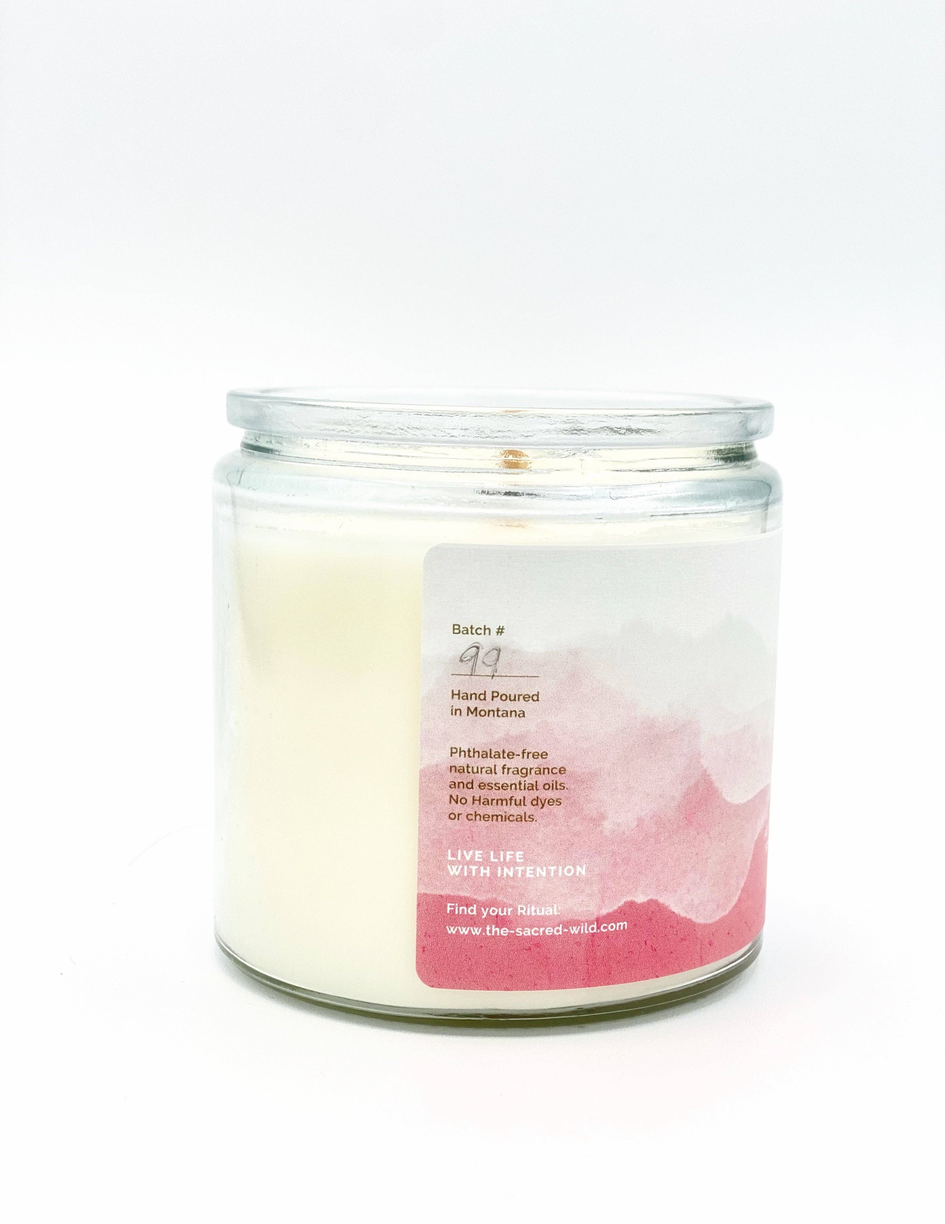 The Sacred Wild Candle Co - Wholesale Jar/Filled Candle - Love Intention Candle4
