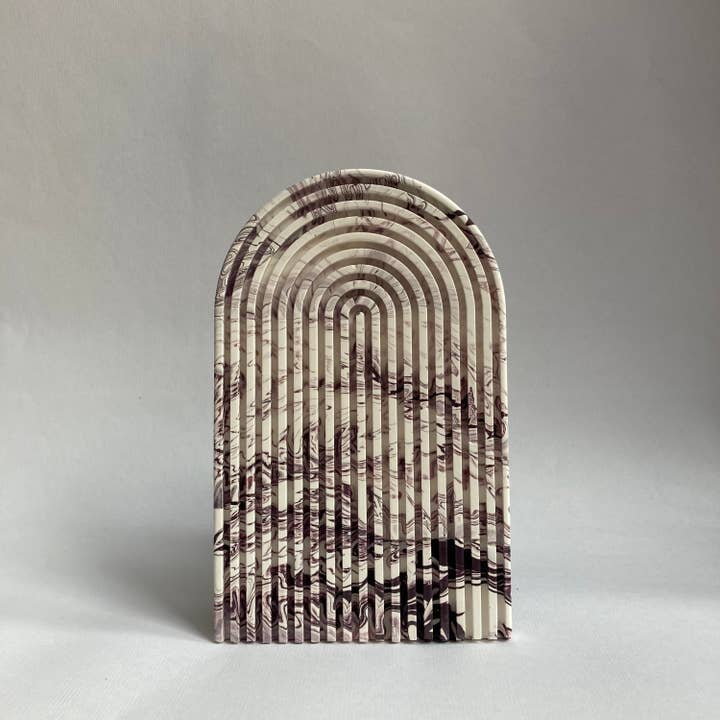 Proper Vacant - Wholesale Decorative tray - Marbled Arch Tray (assorted colours), Handmade Tray | Small2