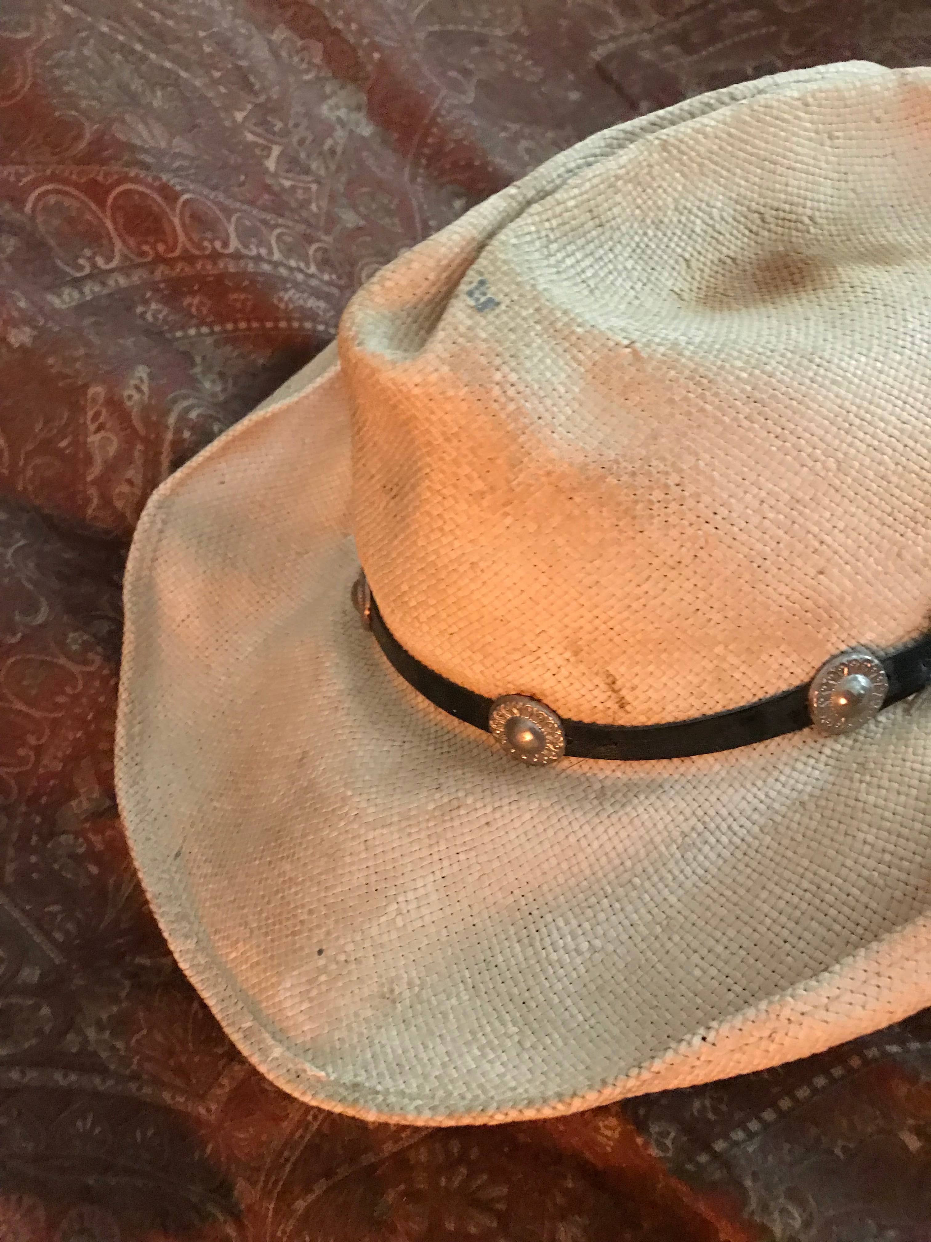 Hip Vintage Hats & More – wholesale Cowboy Hat – Women’s – Hip Vintage Distressed Cowboy Hat w/ Silver Concho Hatband7