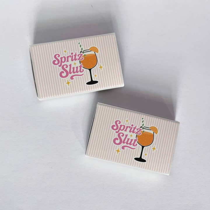 Jocelyn Diebolt Designs - Wholesale Matches - Spritz Slut Aperol Spritz Matchbook1