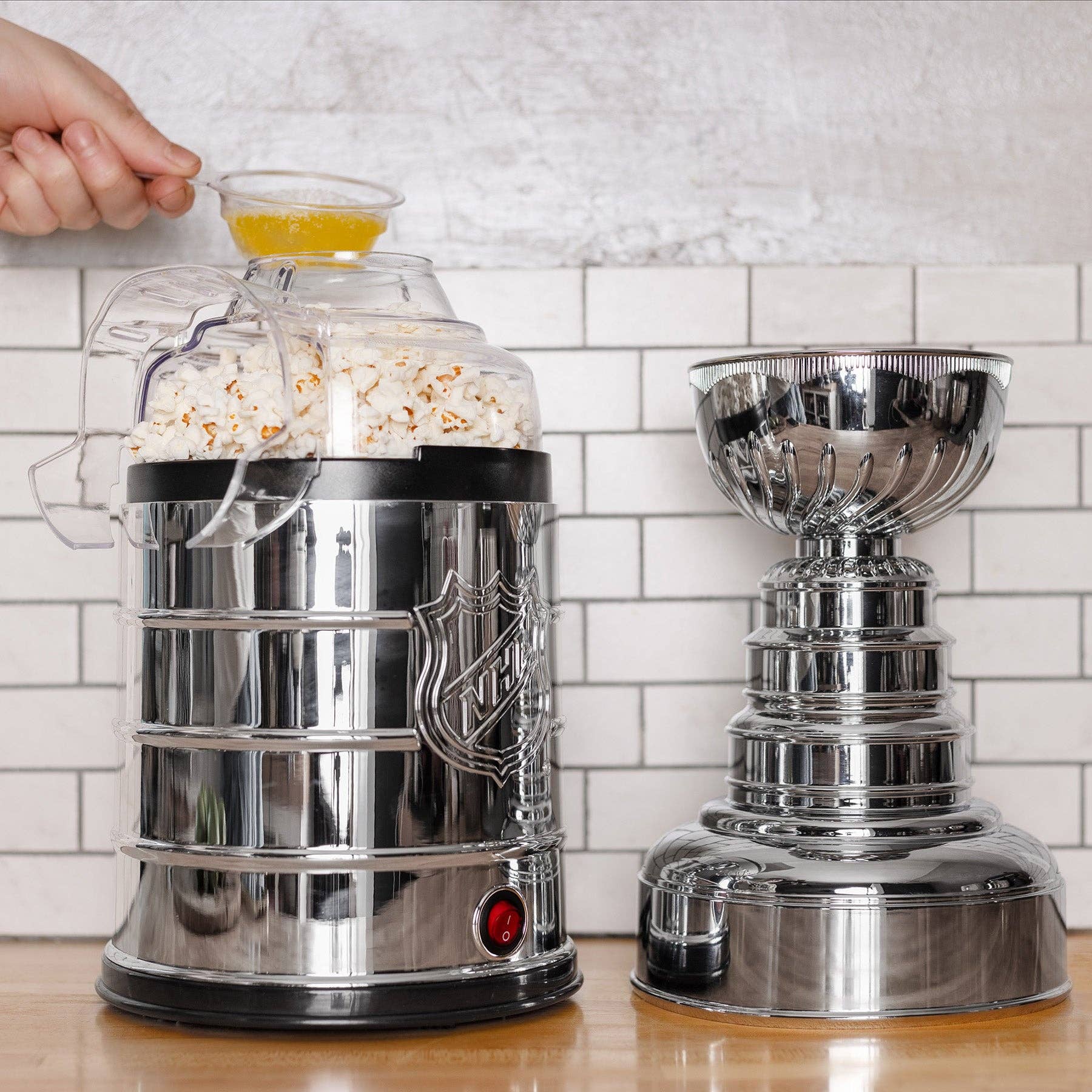 Uncanny Brands - Wholesale Kitchen Appliance - Uncanny Brands National Hockey League Stanley Cup Hot Air Popcorn Maker5