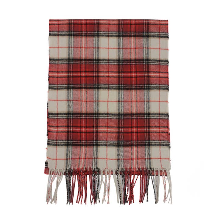 David And Young - Wholesale Scarf - Unisex - Softer than Cashmere PLAID BUFF Vegan Cashmere Touch Scarves32