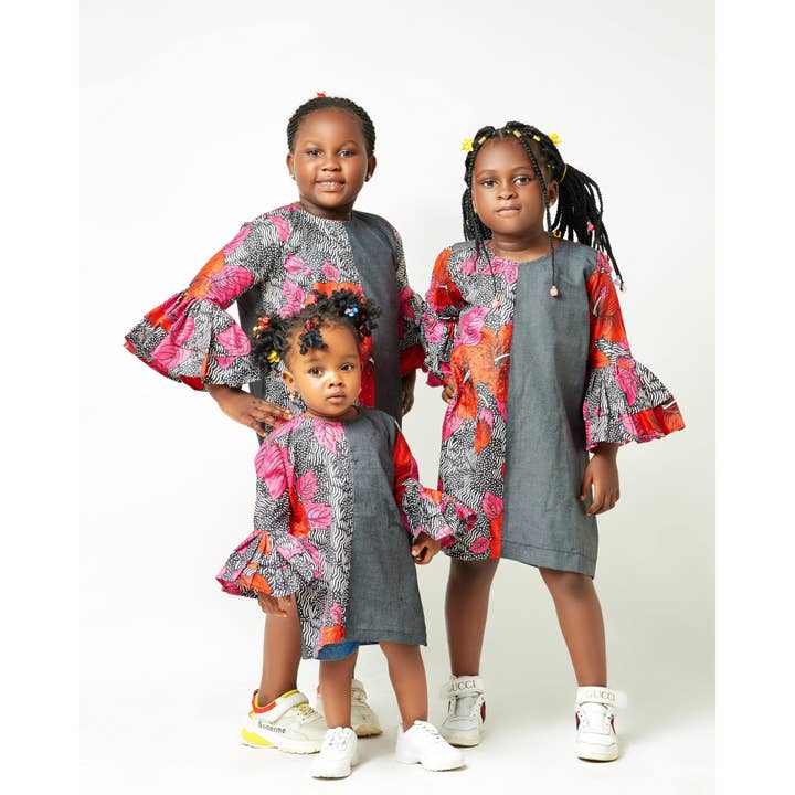 Abebi Modish - Wholesale Dress - Kids - KADISHA KIDS DRESS1
