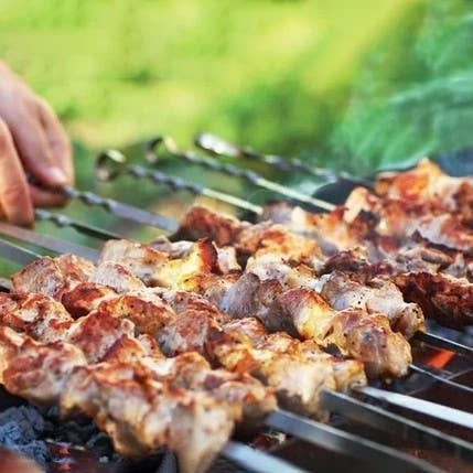 Hakan - Wholesale Kitchen Tool/Gadget - Grill Sticks for BBQ and Shish Kabob, Stainless Steel1