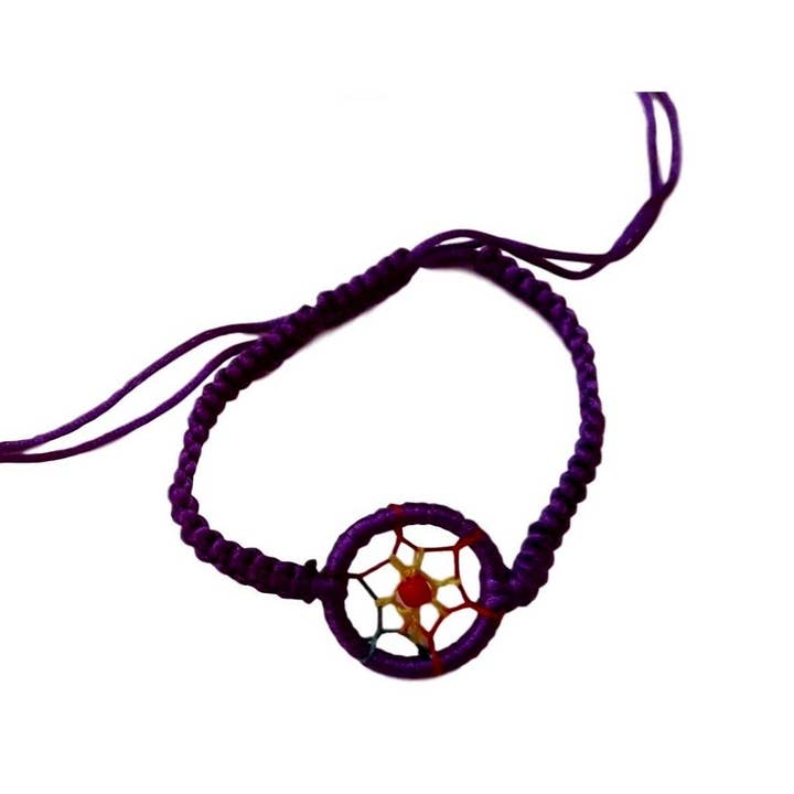 Purple Dreamcatcher Bracelet for wholesale by WLM