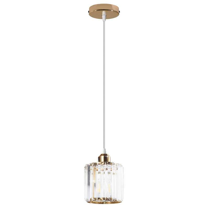Ledsone – wholesale Chandelier/hanging light – Crystal Shade Round Mini Pendant Kitchen Island Light~46331