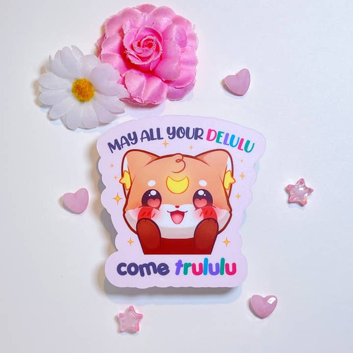 MaeMunchiesCo - Wholesale Sticker - Delulu Sticker1