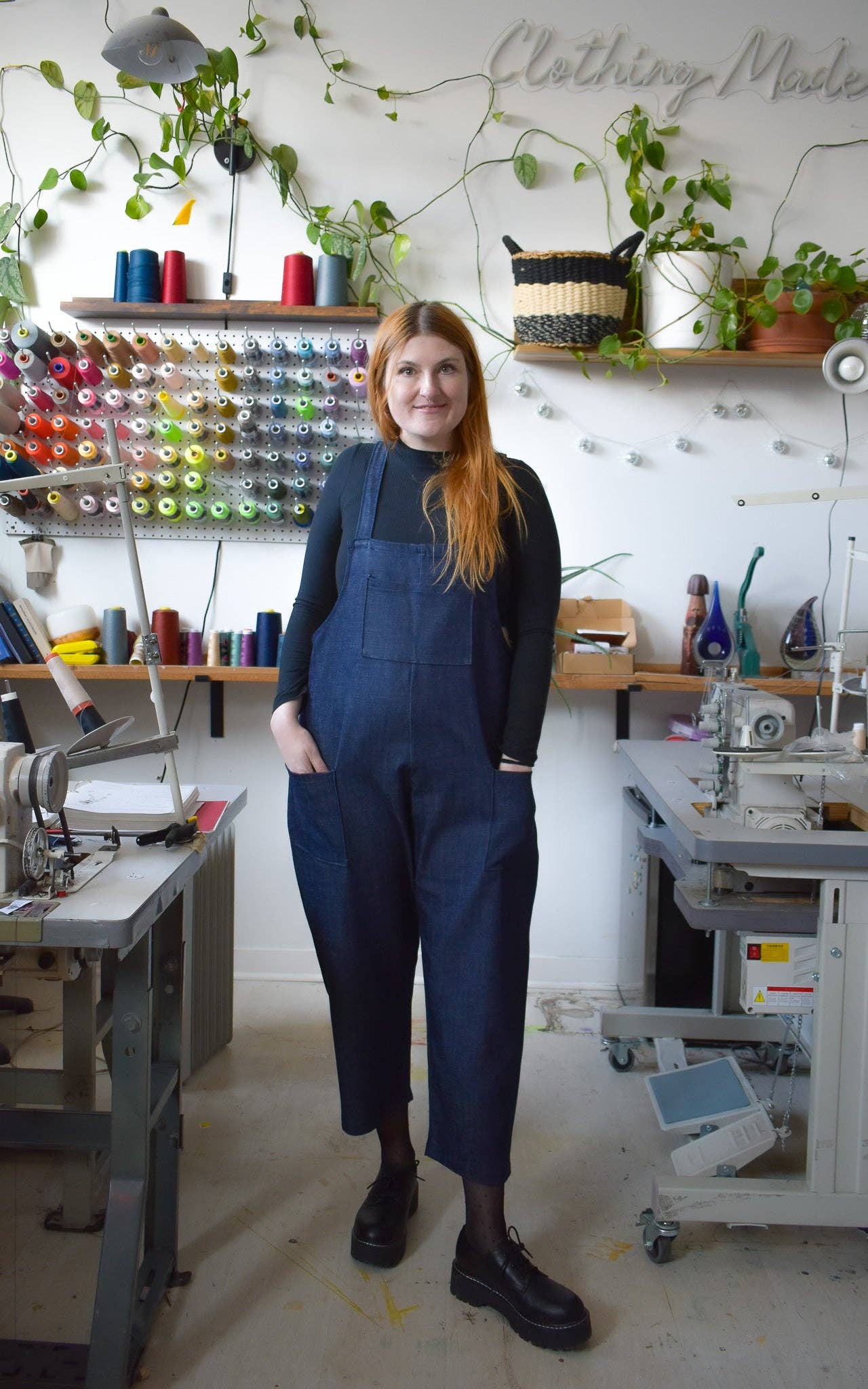 Altar - Wholesale Jumpsuit - Women's - Cassie Coverall in Midnight Denim4