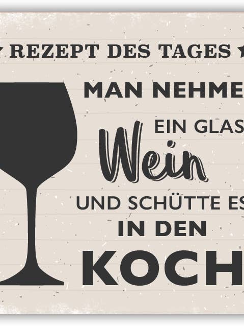 Form magnet “Recipe of the Day...” for wholesale by Gespänsterwald