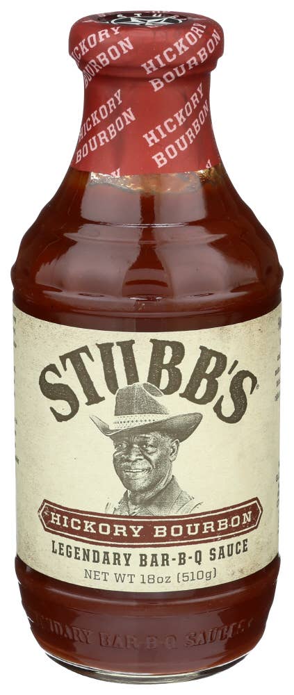 KeHE Distributors, LLC - Wholesale BBQ Sauce - Stubb's Sauce BBQ Hickory Bourbon 18 oz