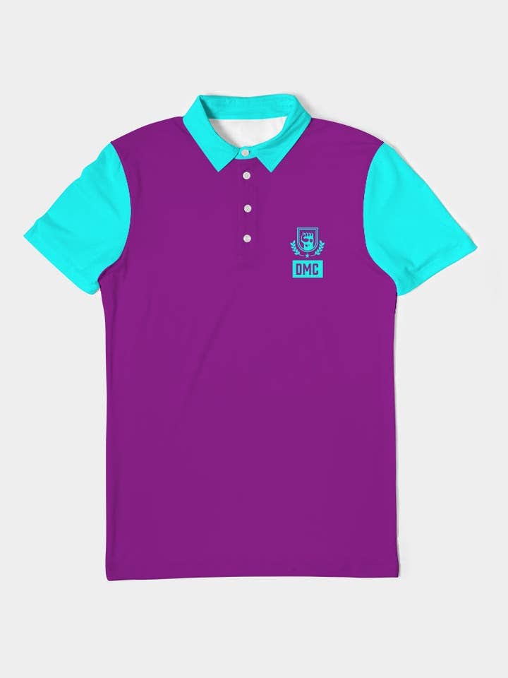 DMC Queen City Men's Slim Fit Short Sleeve Polo for wholesale by Don Majure