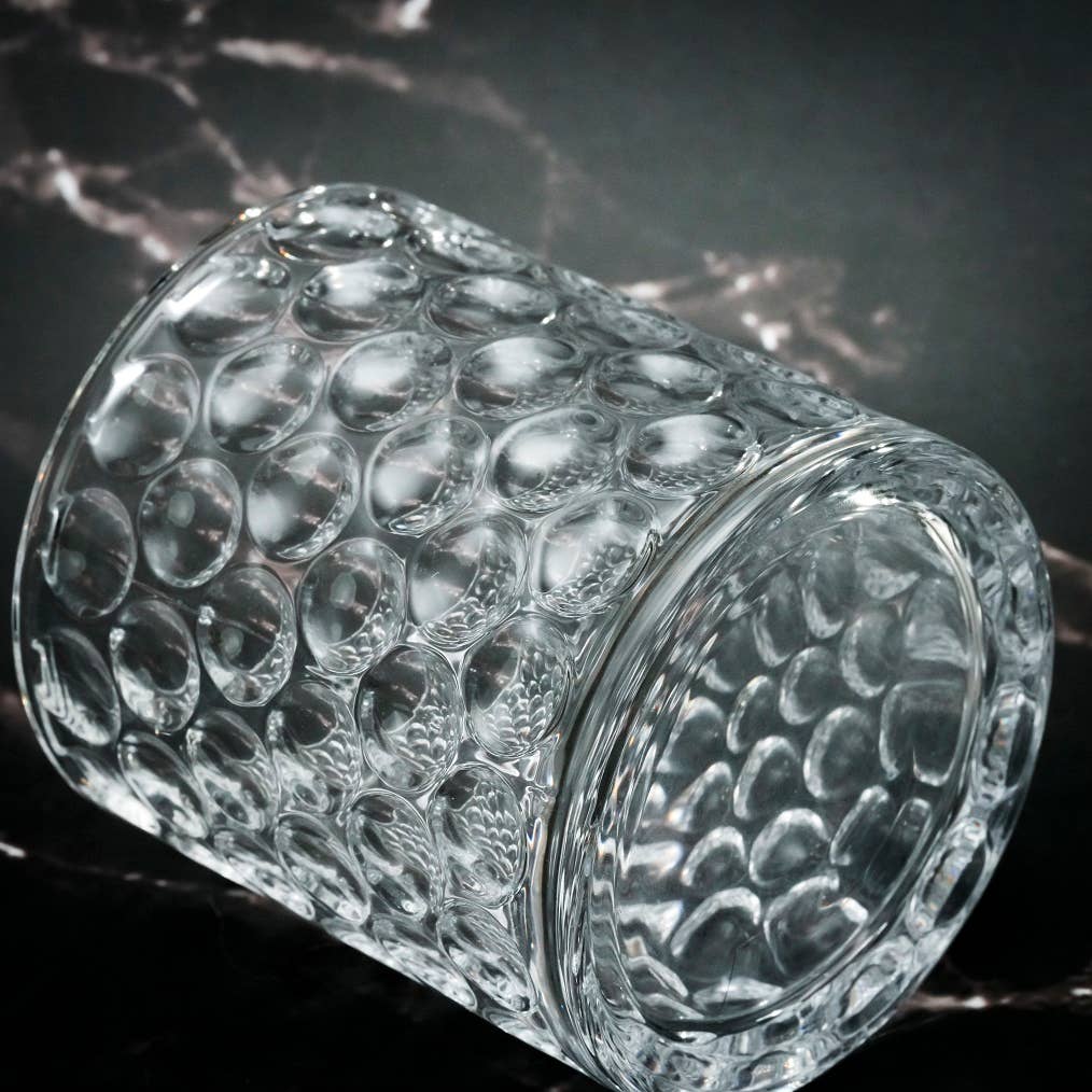 Sostraw & SmartThings - Wholesale Cocktail/Liquor Glass - Japanese Glass - Gift Box + Granite Ice Cubes + Coaster |3374