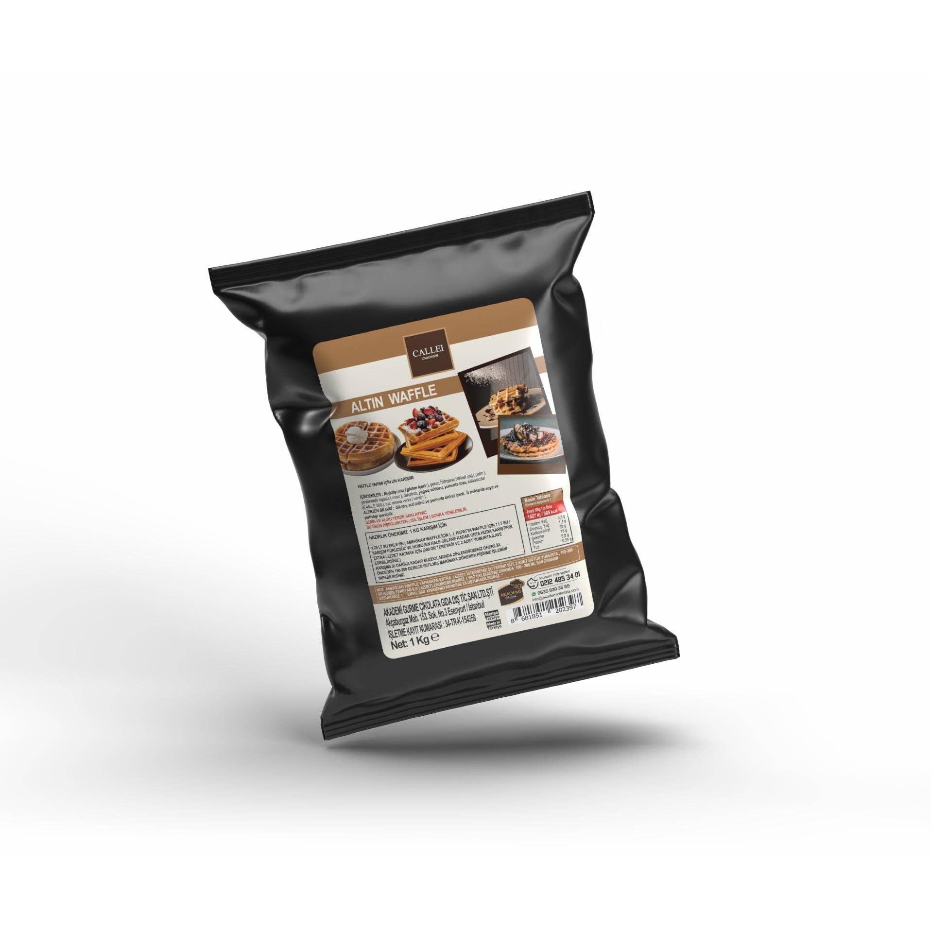 Aladdin - Wholesale Cake Mix - Callei Professional Golden Waffle Mix - 1 kg0