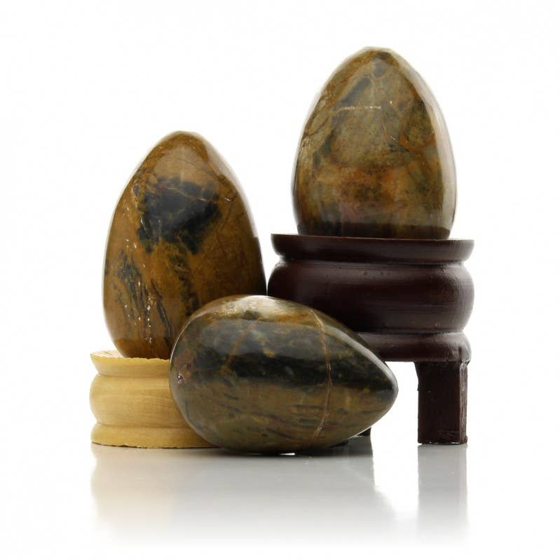 UniArt – wholesale Spiritual stone/crystal – Wood Jasper Egg0