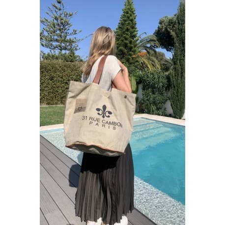 Casa Natura Design SL - Wholesale Beach Bag - Classic Tote Canvas Bag Daily or Beach - RETRO RR110