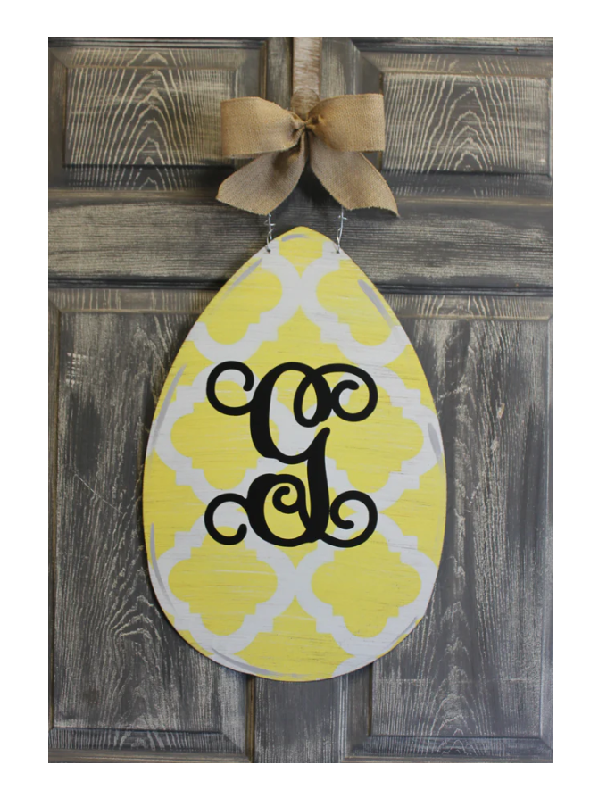 Steel Southern Designs - Wholesale Door Hanger - Outdoor Metal Art Egg8
