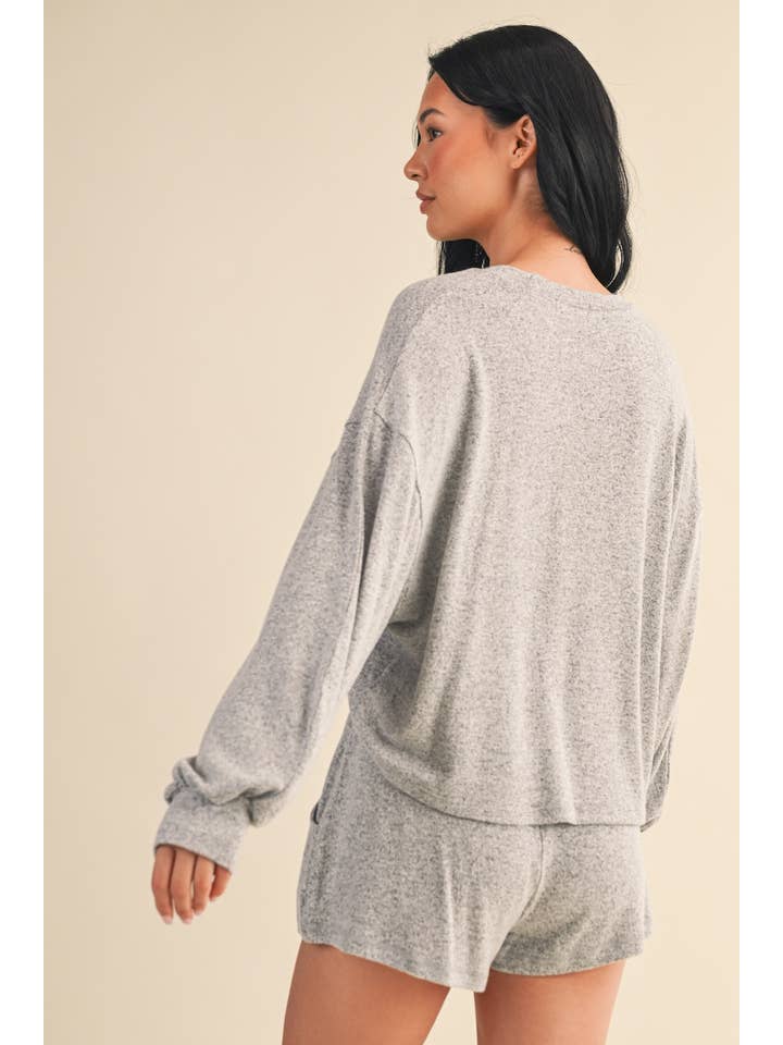 KIMBERLY C - Wholesale Lounge Shorts - Women's - Soft Brushed Hacci Shorts13