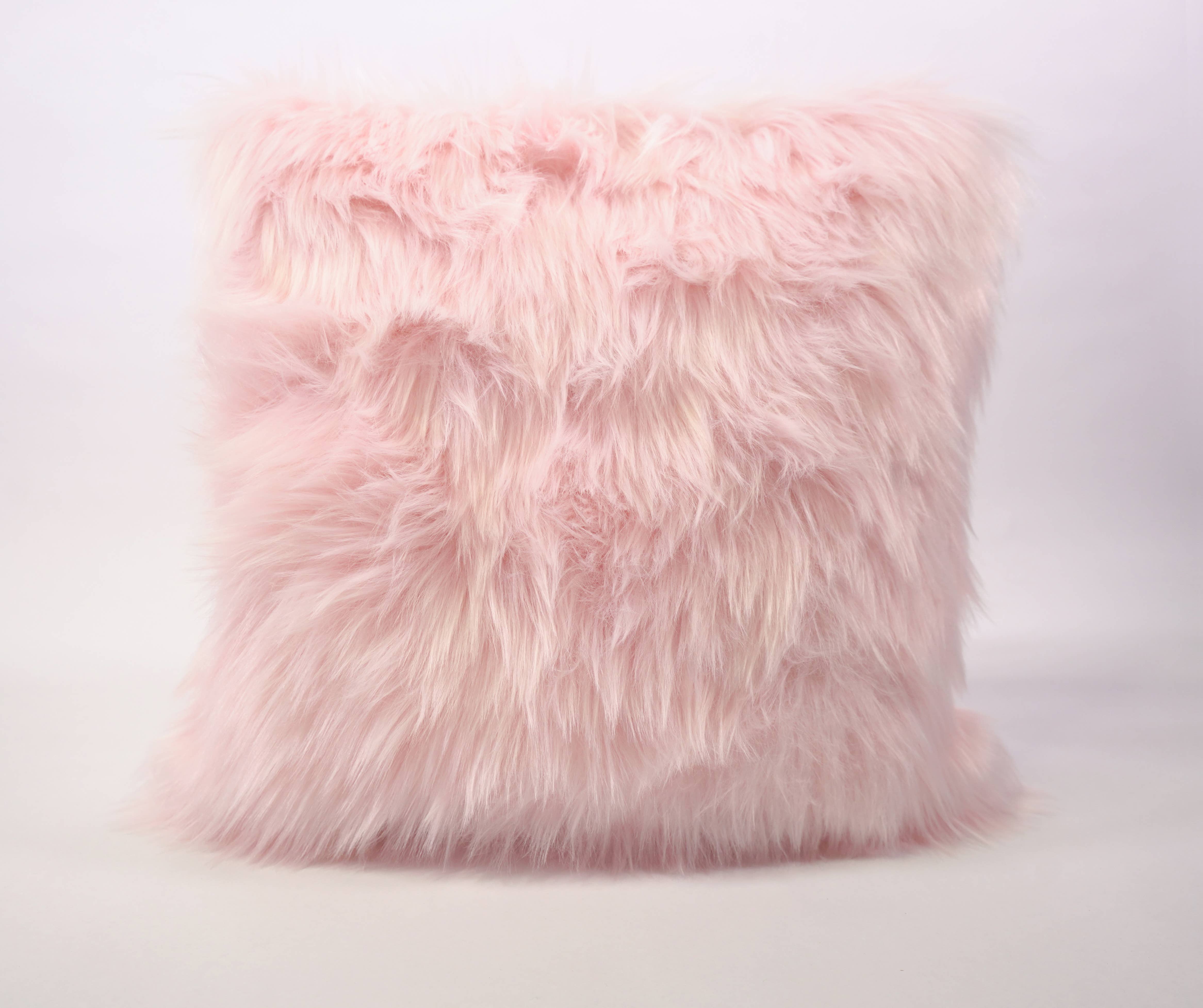 Floorora – wholesale Prydnadskuddfodral – Ny lyxserie Merino stil päls kasta örngott8