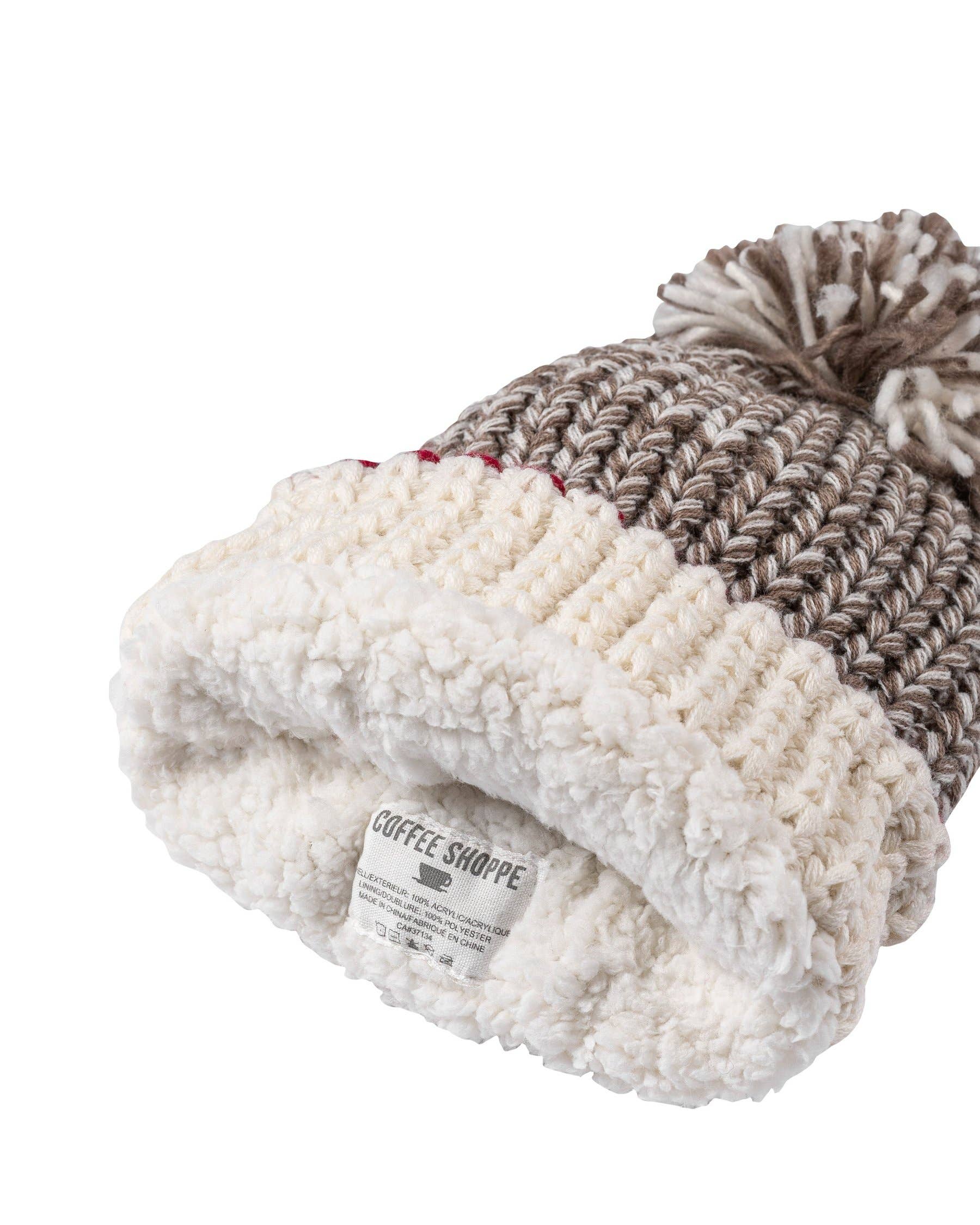 LATTELOVE – Engroshandel Beanie - Dame – Canadiana Beanie af Coffee Shoppe - DK Røget Perle Farve2