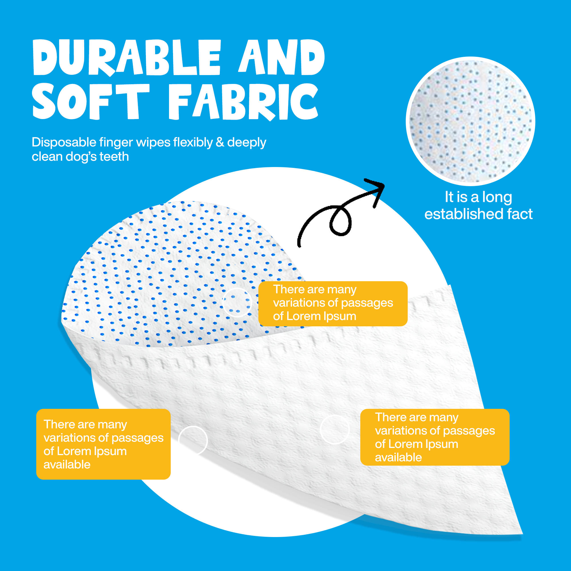 Roofus - Wholesale Pet Toothpaste - Dog - Roofus Dental Wipes | Mint | 60ct2