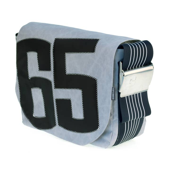 BAG S, Canvas Collection, gray, navy for wholesale by Canvasco GmbH