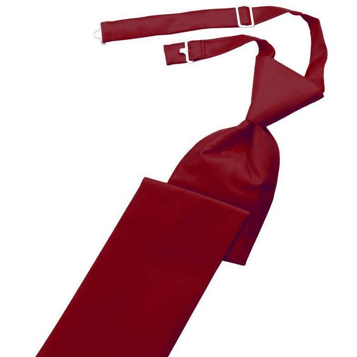 Cardi International - Wholesale Necktie - Men's - Claret Solid Twill Windsor Tie0